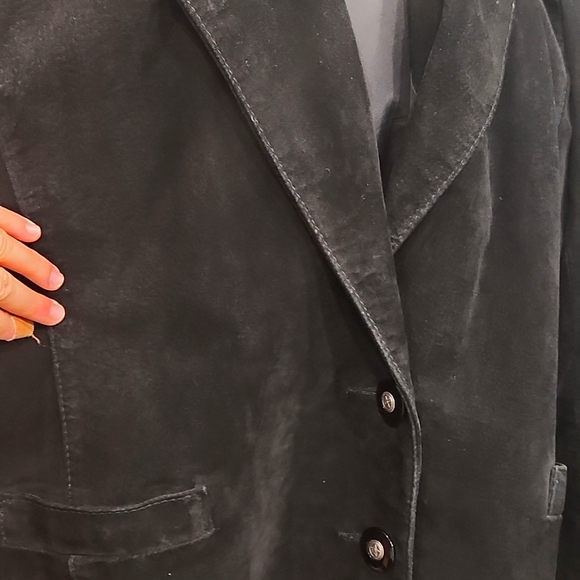 Overshell leather blazer jacket - Picture 4 of 4